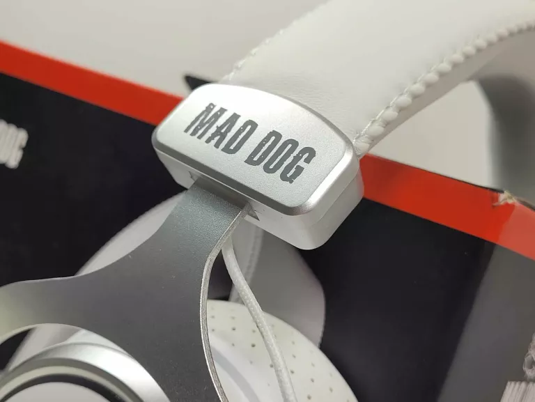 REWELAACYJNE SŁUCHAWKI MAD DOG GH800W 7.1 GAMING HEADSET STAN IDEALNY