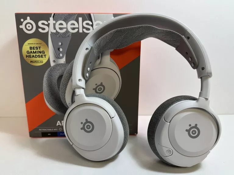 SŁUCHAWKI STEELSERIES ARCTIS NOVA 1 PS BIAŁE MIKROFON GAMINGOWE PRZEWODOWE