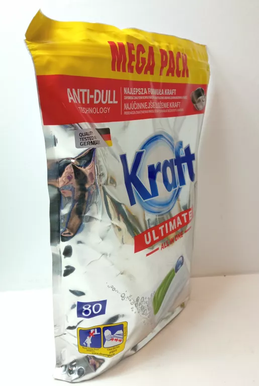 KRAFT ULTIMATE KAPSUŁKI DO ZMYWARKI ALL IN ONE 80SZT