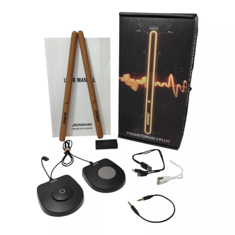 PERKUSJA ELEKTRONICZNA AEROBAND POCKETDRUM 2 PLUS - KOMPLET
