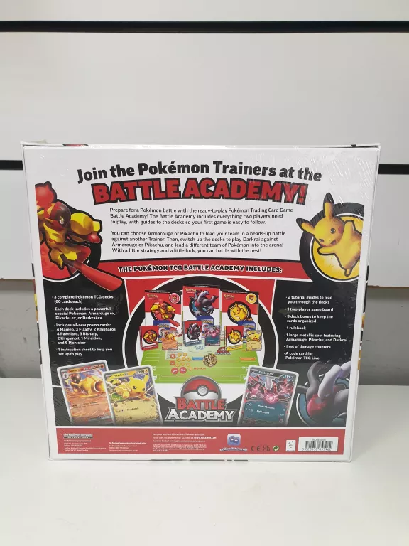 ORYGINALNE KARTY POKEMON TCG: BATTLE ACADEMY (2024) - IGŁA
