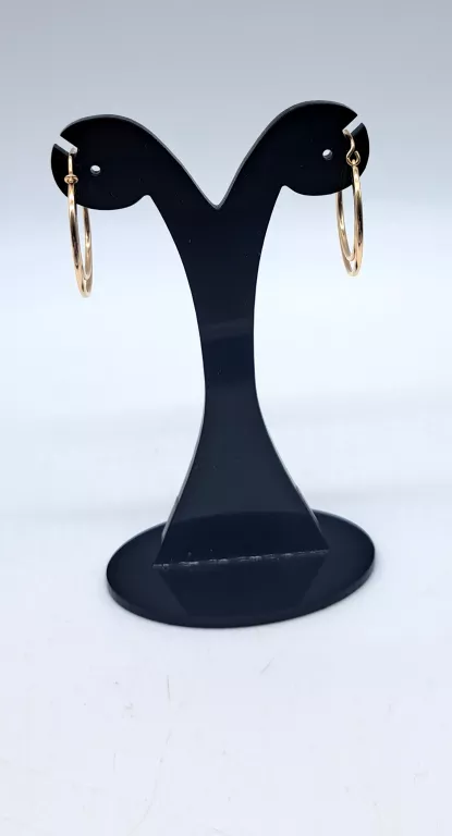 WYRÓB JUBILERSKI UŻYWANY ZŁOTE KOLCZYKI 585 4,39G