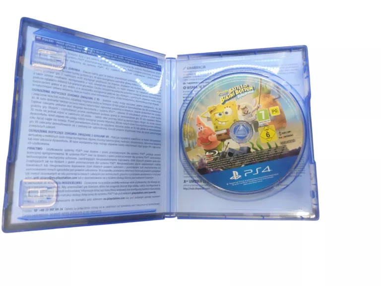 GRA SPONGEBOB BATTLE FOR BIKINI BOTTOM NA PS4