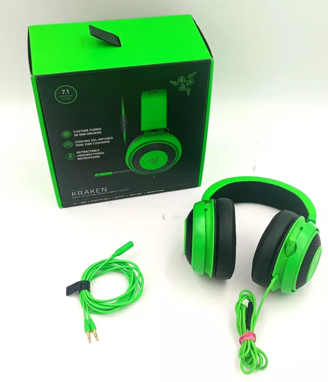 SŁUCHAWKI RAZEN KRAKEN PRO 2 GREEN/PUD