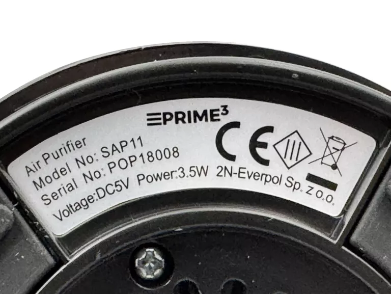 OCZYSZCZACZ POWIETRZA PRIME3 SAP11 HEPA 11 M2 - JAK NOWY!