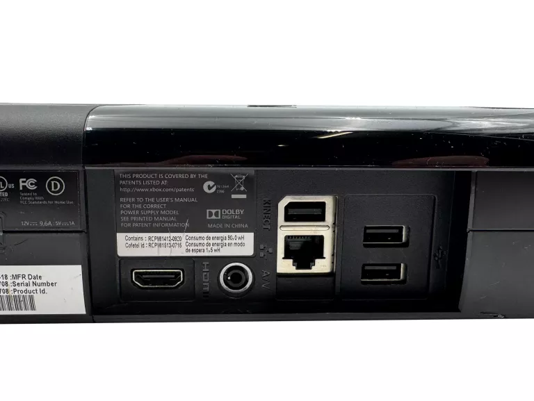 KONSOLA MICROSOFT XBOX 360E 4GB MODEL 1538 - KINECT + PAD + GRY!