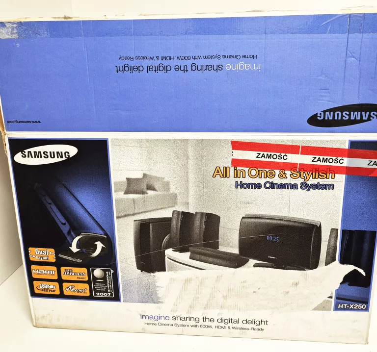 GŁOŚNIKI DO KINA DOMOWEGO SAMSUNG HT-X250 5.1