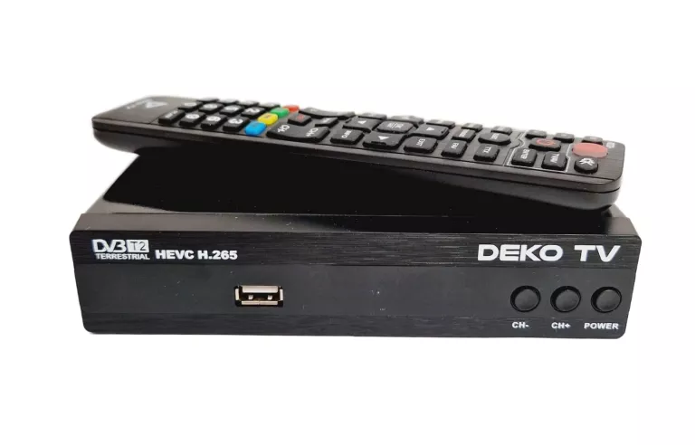 DEKODER DVBT 2 HEVC H.265 DEKO TV