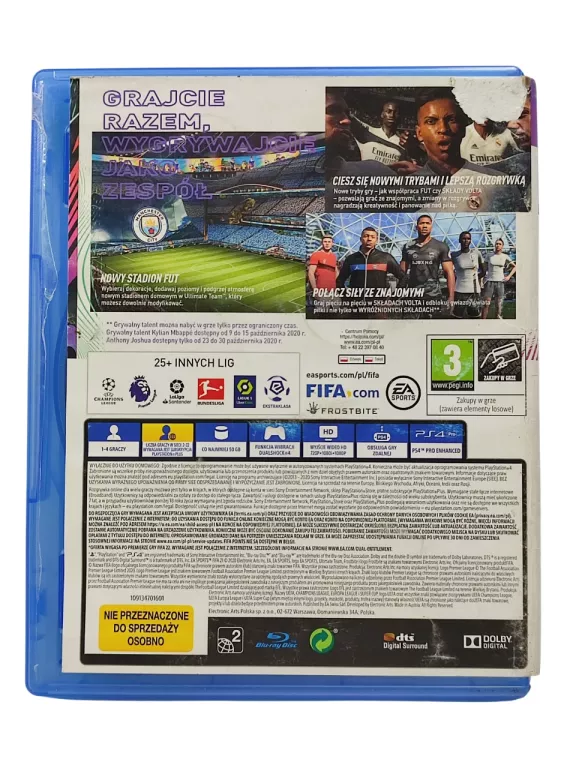 GRA PS4 FIFA 21 WERSJA PL