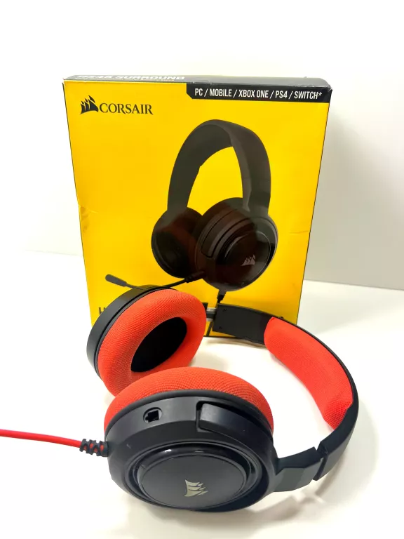 SŁUCHAWKI WOKÓŁUSZNE CORSAIR HS45 / PUDEŁKO