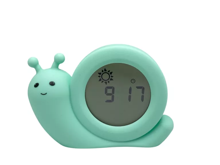 alecto-slimak-simon-trener-snu-2w1-budzik-lampka-nocna-dla-dzieci-ean-gtin-8711902078524