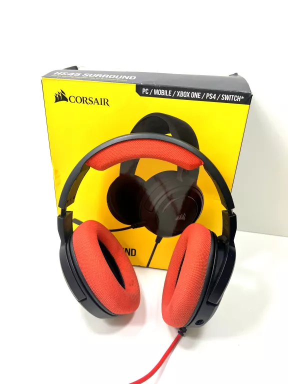 SŁUCHAWKI WOKÓŁUSZNE CORSAIR HS45 / PUDEŁKO
