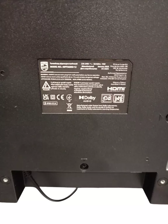 TELEWIZOR PHILIPS 40PFS6009/12 +INSTRUKCJA + PILOT
