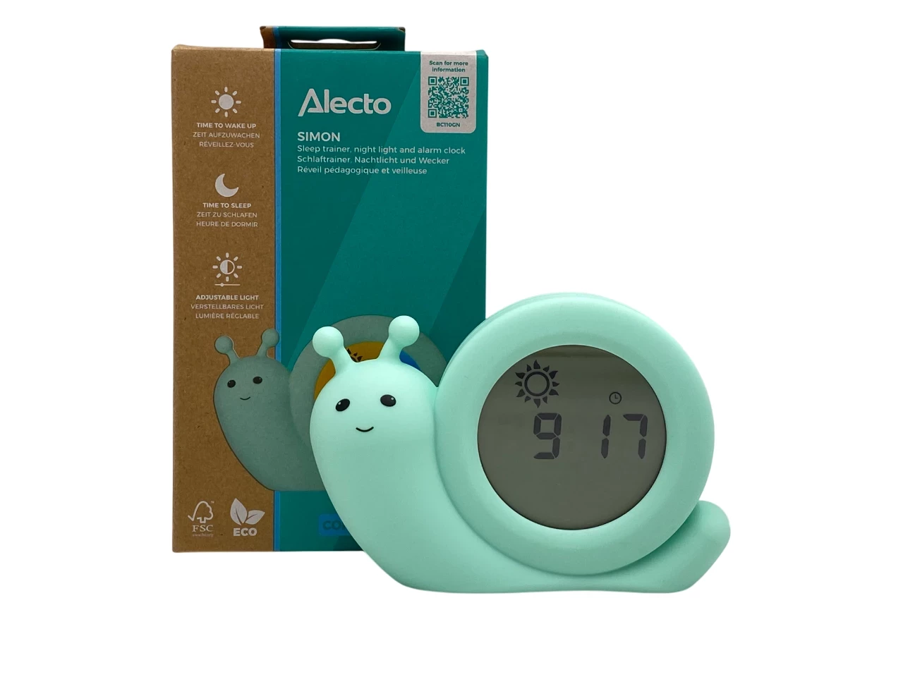 alecto-slimak-simon-trener-snu-2w1-budzik-lampka-nocna-dla-dzieci-plac-konstytucji-16-drawsko-pomorskie-ww