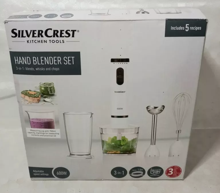 SILVERCREST BLENDER HAND BLENDER SET 3 IN 1 KOMPLET