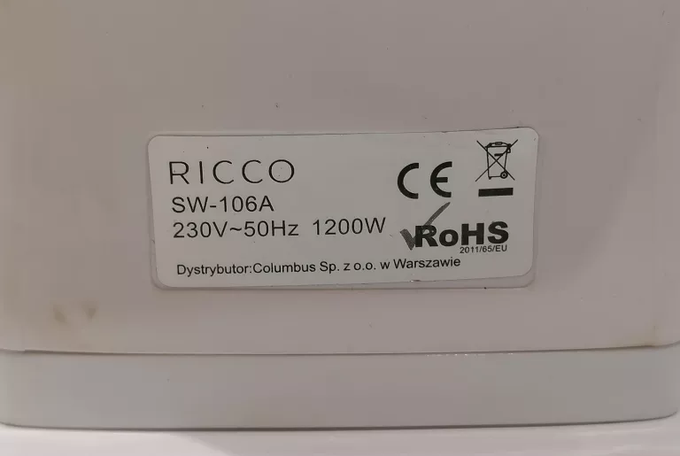 ŻELAZKO RICCO SW-106A