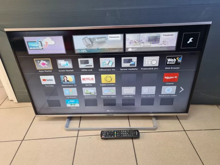 TELEWIZOR 40' PANASONIC TX-40AS640E + PILOT