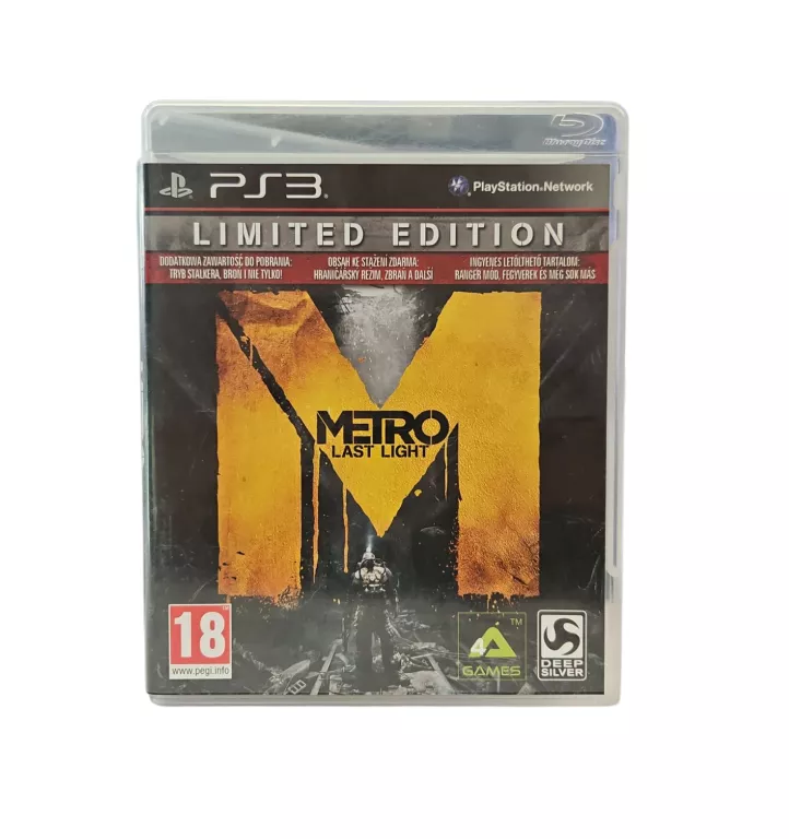 GRA NA PS3 METRO LAST LIGHT