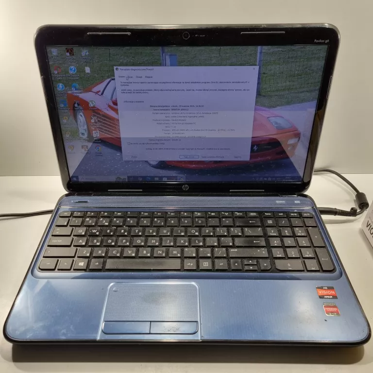 LAPTOP HP PAVILON G6 + ZASILACZ