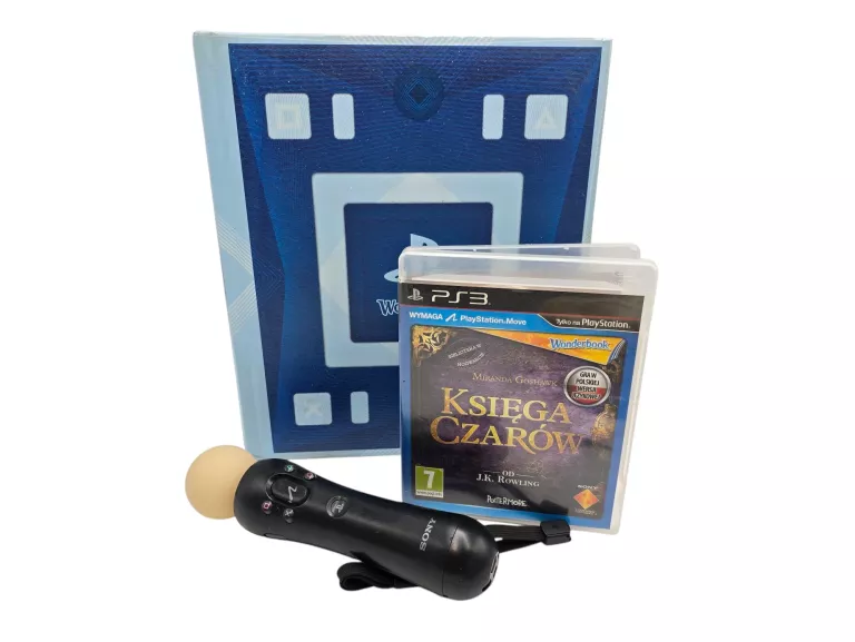 GRA PS3 KSIĘGA CZARÓW + KONTROLER MOVE + KAMERKA
