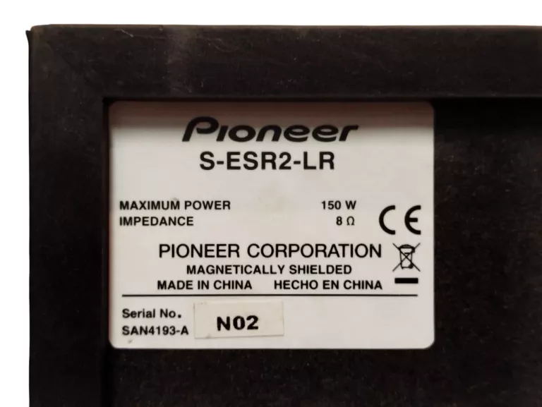 KINO DOMOWE PIONEER VSX-323 HDMI + S-ESR2-LR 150W + S-ESR2CR 120W