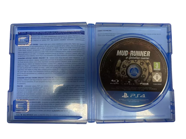 GRA NA PLAYSTATION 4 (PS4) MUD RUNNER ASPINTIRES GAME POLSKIE NAPISY