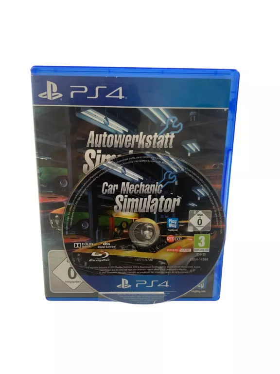 GRA NA PS4 SYMULATOR WARSZTATU WERSJA NIEMIECKA