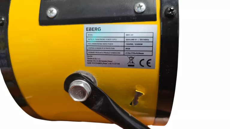 NAGRZEWNICA ELEKTRYCZNA EBH 20 EBERG