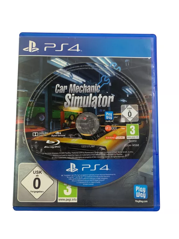 GRA NA PS4 SYMULATOR WARSZTATU WERSJA NIEMIECKA