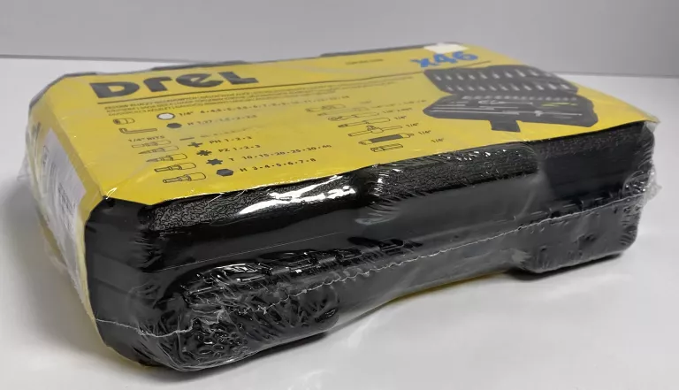 DREL ZESTAW KLUCZY NASADOWYCH NASADEK KLUCZE Z GRZECHOTKĄ NA 1/4” 46SZT.