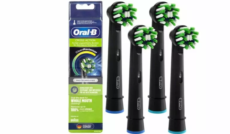 KOŃCÓWKI KOŃCÓWKA DO SZCZOTECZKI BRAUN ORAL-B CROSS ACTION EB50 4 SZTUKI
