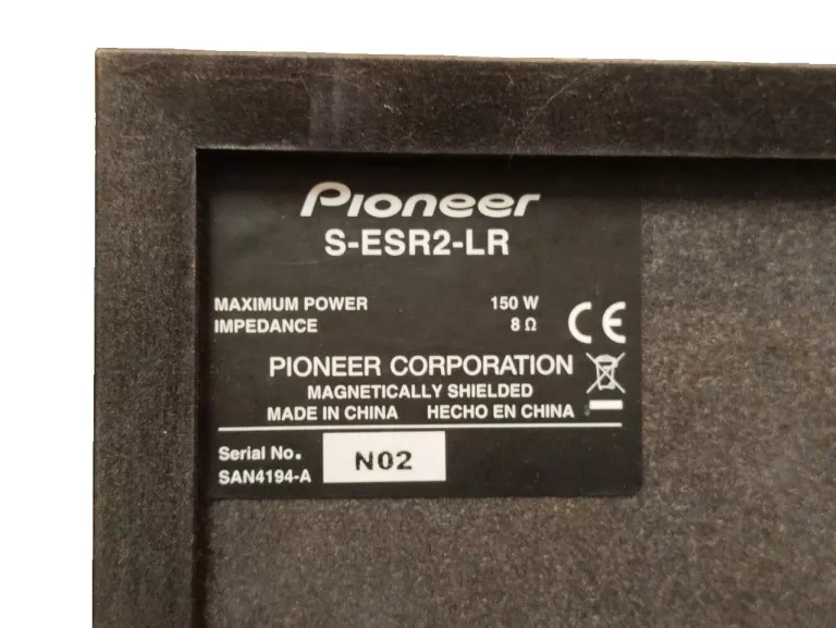 KINO DOMOWE PIONEER VSX-323 HDMI + S-ESR2-LR 150W + S-ESR2CR 120W