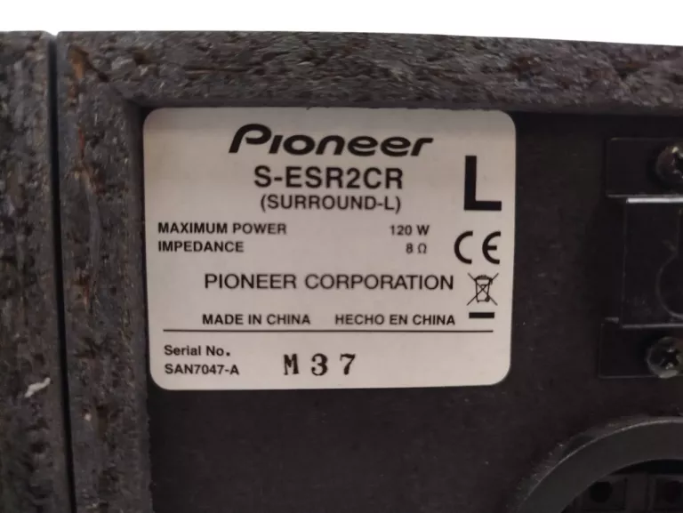 KINO DOMOWE PIONEER VSX-323 HDMI + S-ESR2-LR 150W + S-ESR2CR 120W