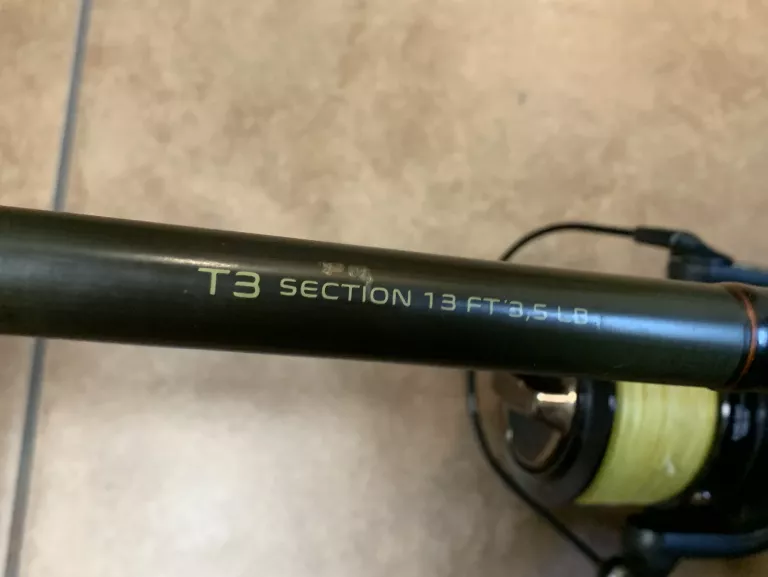 WĘDKA KARPIOWA T3 SECTION 13FT 3,5LB TANDEM BAITS + INVADER ULTRA BLACK