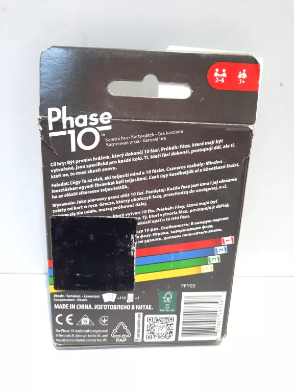 GRA KARCIANA MATTEL FAZA PHASE 10