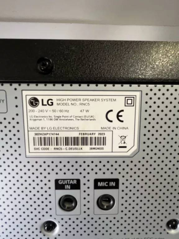GŁOSNIK LG XBOOM RN5 300W BLUETOOTH OKAZJA