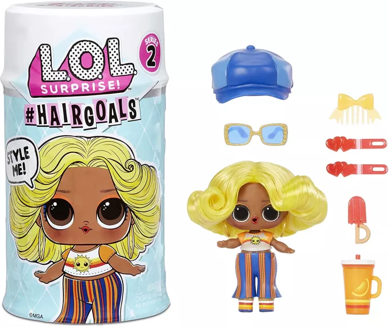 LOL SURPRISE MINI LALKA LALECZKA NIESPODZIANKA Z WŁOSAMI HAIRGOALS