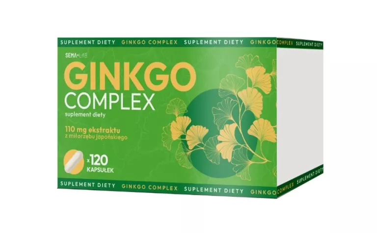 SEMA LAB GINKGO COMPLEX MIŁORZĄB JAPOŃSKI EKSTRAKT STANDARYZOWANY MÓZG