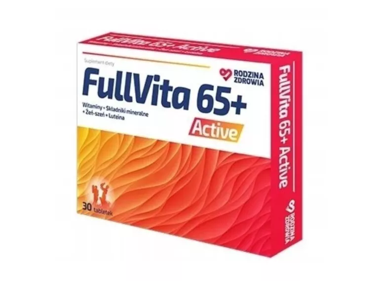 FULLVITA 65+ ACTIVE, 30 TABLETEK, RODZINA ZDROWIA