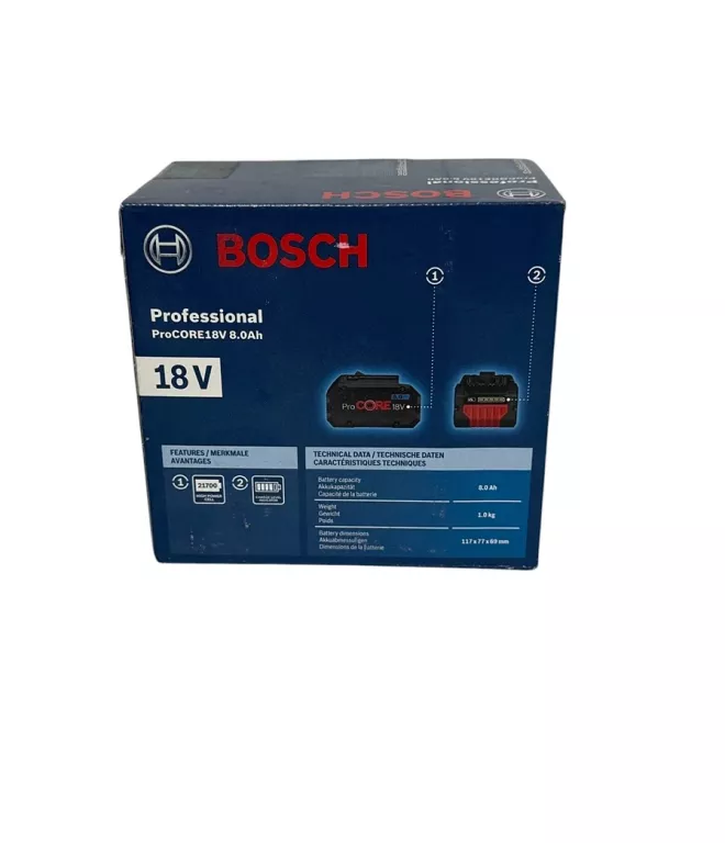 BOSCH PROFESSIONAL PROCORE 18V 8.0AH