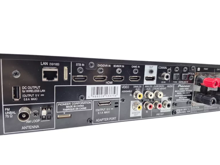AMPLITUNER PIONEER VSX-S500, 2 KOLUMNY PODŁOGOWE PURE ACOUSTICS NOVA 6F