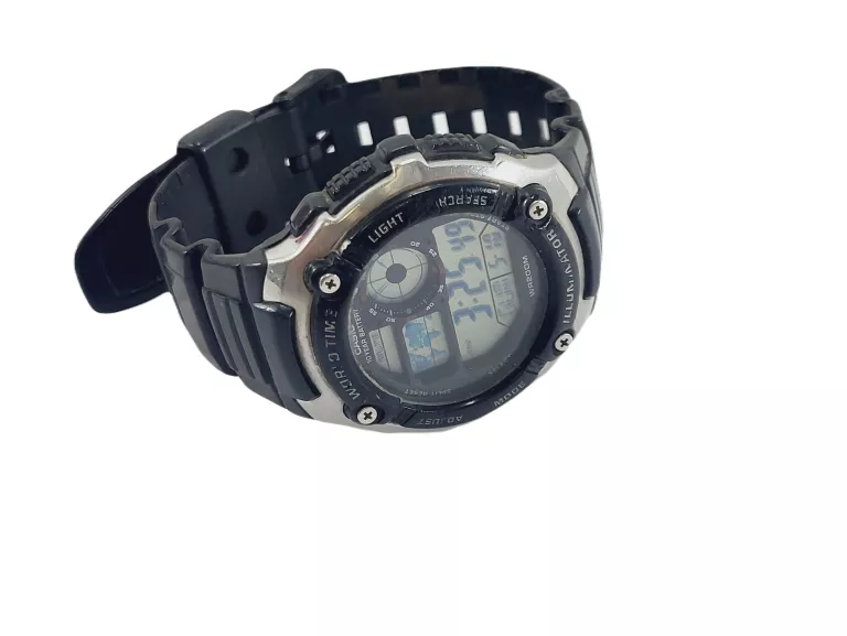 ZEGAREK MĘSKI NARĘCZNY CASIO AE 2100W WR200M CZARNY SPORTOWY
