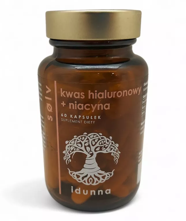SUPLEMENT DIETY IDUNNA SOLV KWAS HIALURONOWY + NIACYNA KAPSUŁKI 60 SZT