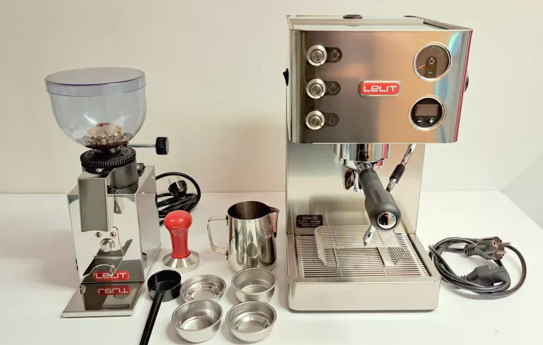 EKSPRES DO KAWY LELIT GRACE PL81T +MŁYNEK LELIT +LELIT TAMPER +PORTAFILTER