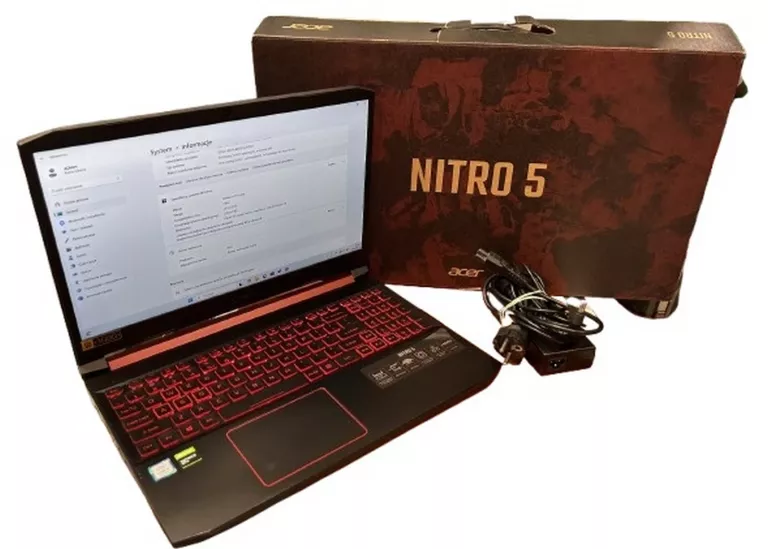 LAPTOP ACER NITRO 5 AN515-54 I5-9300H GTX1050 8GB RAM 512GB SSD W11H