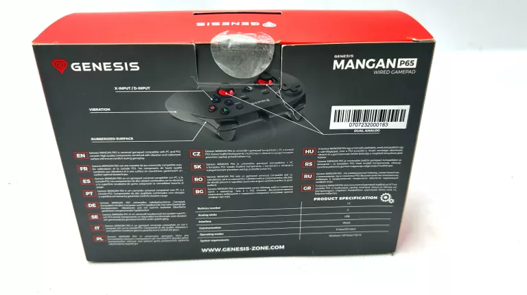 GAMEPAD KONTROLER GENESIS MANGAN P65 KONTROLER PC