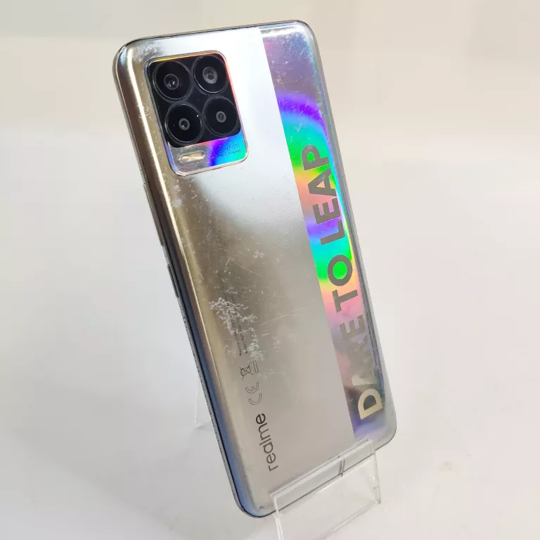 SMARTFON REALME 8 6 GB / 128 GB 4G (LTE) SREBRNY