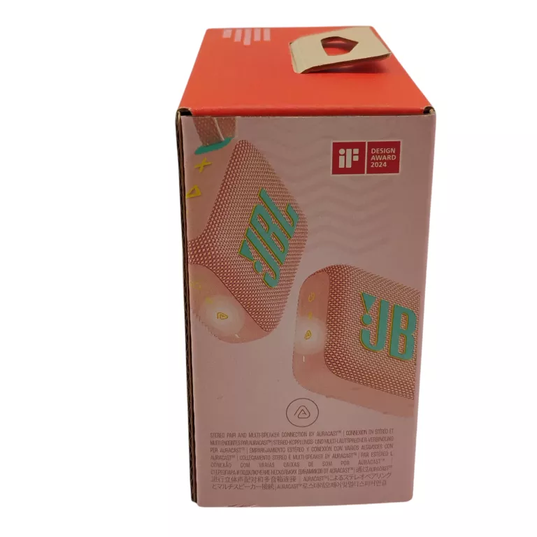 GŁOŚNIK PRZENOŚNY JBL GO 4 RÓŻOWY