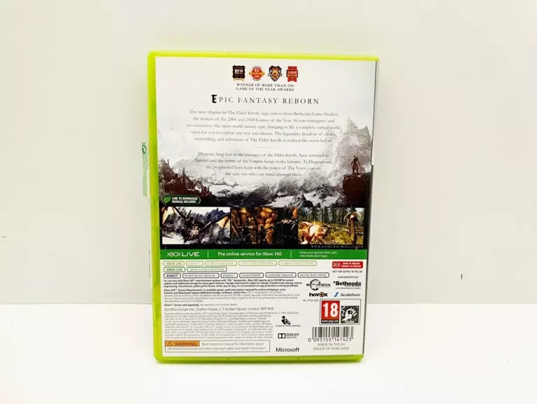 GRA NA XBOX 360 SKYRIM THE ELDER SCROLLS V