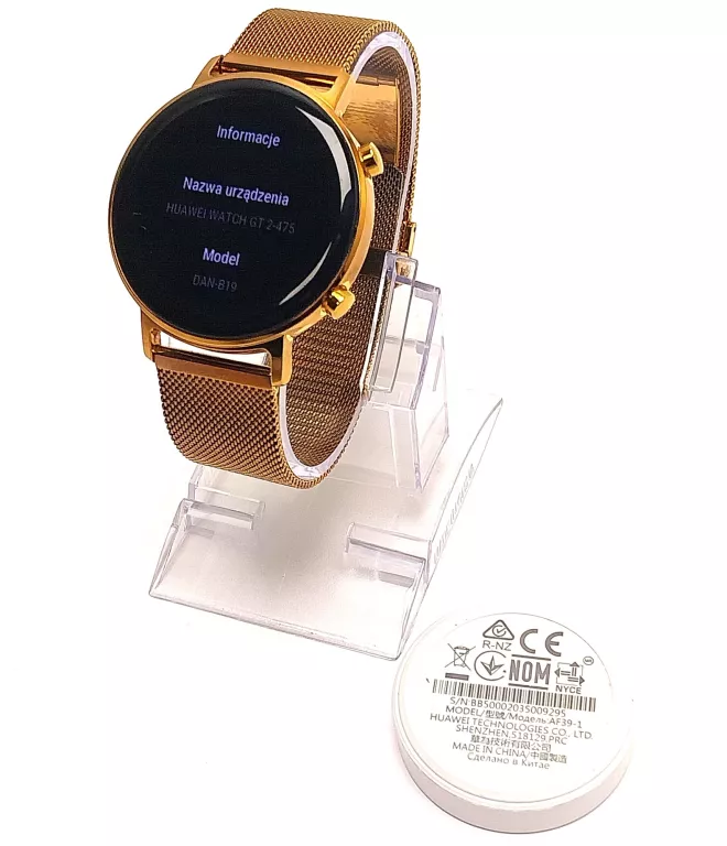 SMARTWATCH HUAWEI GT 2 DAN-819 + ŁADOWARKA